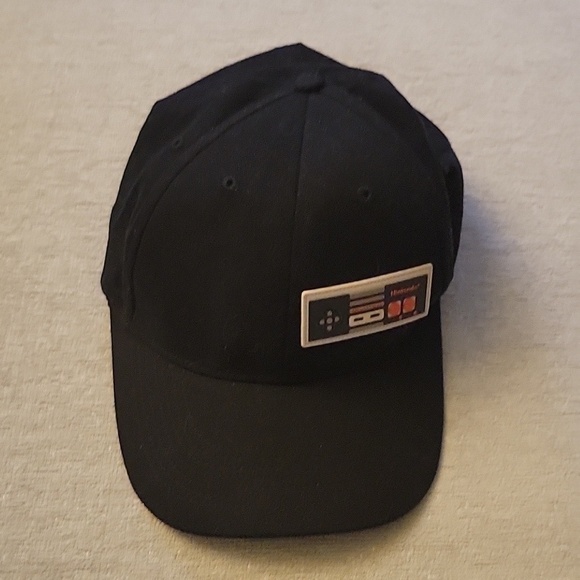 Nintendo Other - NINTENDO black cotton hat cap.  Features a NES controller.  Size S/M.